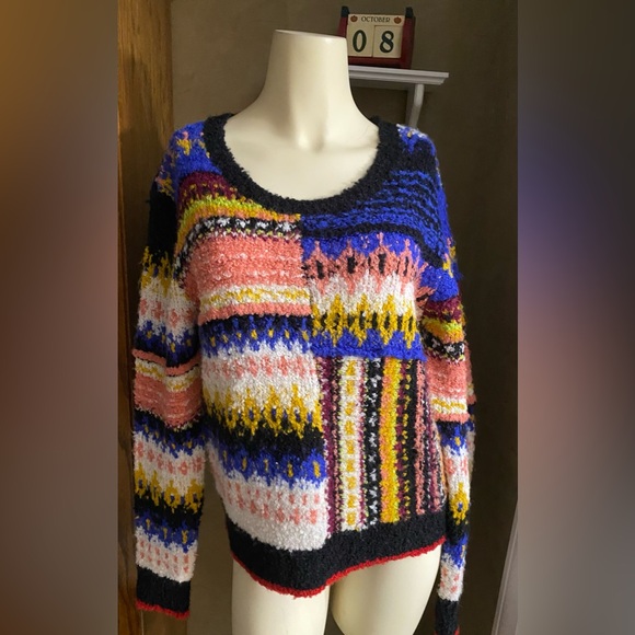 Free People Best Day Ever Sweater Women’s Size Medium, multicolor - Picture 15 of 15